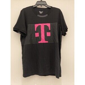 T-Mobile Shirt Employee Short Sleeve Tshirt Work 2XL Womens  Black Athletic